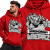BLUZA Z KAPTUREM NA SIŁOWNIĘ HARDCOROWY WIEPRZ